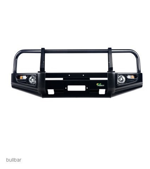 Ironman 4x4 Deluxe Black Commercial Bullbar suitable for Nissan Navara D40 2011 to 2015 - BBCD042