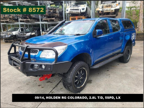 8572 - 09/14, HOLDEN RG COLORADO, 2.8L T/D, 5SPD, LX