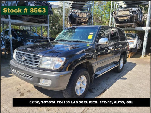 8563 - 02/02, TOYOTA FZJ105 LANDCRUISER, 1FZ-FE, AUTO, GXL