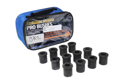 Terrain Tamer Rear Leaf Spring Bush Kit suitable for Hilux LN65 RN105 LN106 YN65 1979 to 07-1997