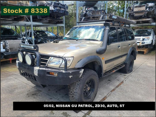 8338 - 05/02, NISSAN GU PATROL, ZD30, AUTO, ST