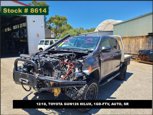 8614 - 12/18, TOYOTA GUN126 HILUX, 1GD-FTV, AUTO, SR