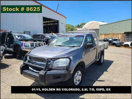 8625 - 01/15, HOLDEN RG COLORADO, 2.8L T/D, 5SPD, DX