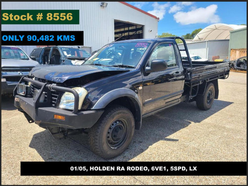 8556 - 01/05, HOLDEN RA RODEO, ** ONLY 90,482 KMS **, 6VE1, 5SPD, LX