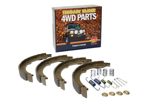 Terrain Tamer Handbrake Shoe & Spring Kit suitable for Landcruiser 200 Series VDJ UZJ 2007 on HBSK8