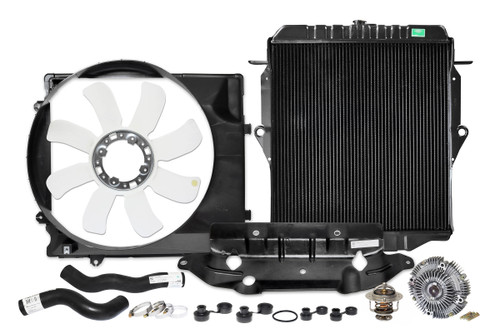 Radiator Assembly Upgrade Kit suitable for Landcruiser 70 75 78 79 Series HZJ 1HZ 4.2 Ltr to 08-2001