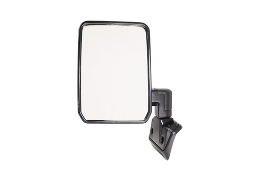 Genuine Left Mirror Manual Chrome suitable for Landcruiser 70 76 78 Series GXL VDJ 2007 to 09-2023