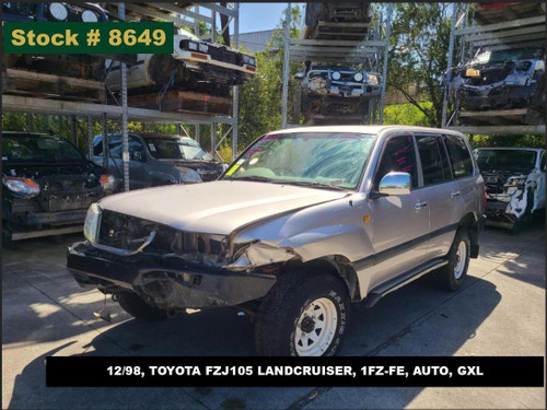 8649 - 12/98, TOYOTA FZJ105 LANDCRUISER, 1FZ-FE, AUTO, GXL