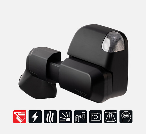 MSA 4X4 Towing Mirrors suitable for Landcruiser 300 Series VX, GR Sport, Sahara ZX 2021 - 02/2025