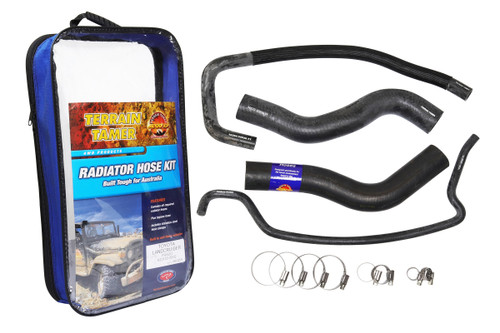 Terrain Tamer Radiator Hose Kit suitable for Landcruiser Prado 120 Series KZJ120 3.0L Diesel - HK059