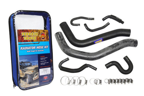 Terrain Tamer Radiator Hose Kit suitable for Landcruiser Prado 120 Series GRJ 1GRFE 4.0L V6 Petrol