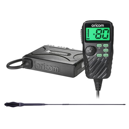 Oricom Ultimate Value Pack - UHF CB Radio UHF390P + 6.5dBi 962mm Antenna ANU230 - UHF390GP