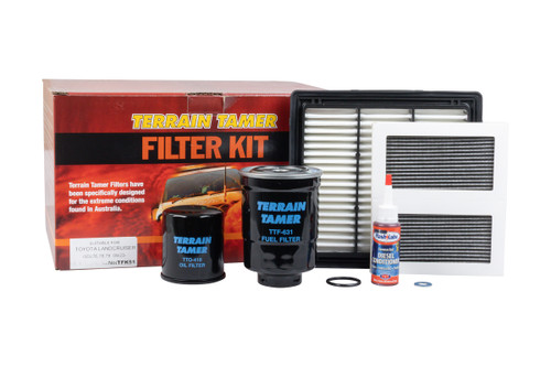 Terrain Tamer Filter Kit suitable for Landcruiser 70 76 78 79 Series GDJ 1GDFTV 2.8 Litre 09-2023 on