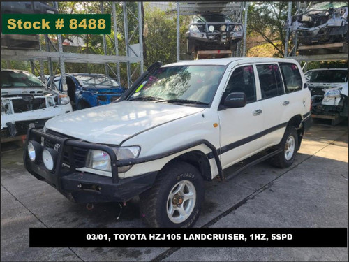 8488 - 03/01, TOYOTA HZJ105 LANDCRUISER, 1HZ, 5SPD.