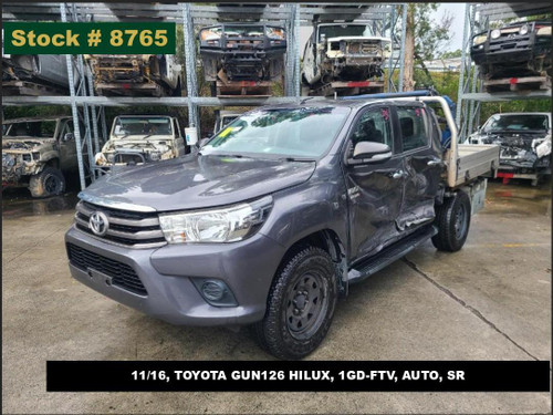 8765 - 11/16, TOYOTA GUN126 HILUX, 1GD-FTV, AUTO, SR