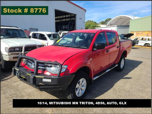 8776 - 10/14, MITSUBISHI MN TRITON, 4D56, AUTO, GLX