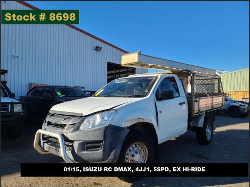 8698 - 01/15, ISUZU RC DMAX, 4JJ1, 5SPD, EX HI-RIDE
