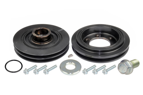 Genuine Harmonic Balancer & AC Pulley Kit 6 Bolt suitable for Landcruiser 70 78 79 80 Series 1HZ 1HDT