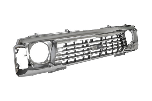 Radiator Grille Chrome suitable for GQ Patrol Y60 Series 2 10-1994 to 12-1997 runout. NGQ-07012