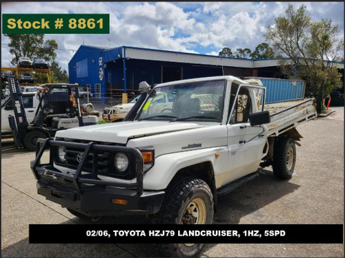 8861 - 02/06, TOYOTA HZJ79 LANDCRUISER, 1HZ, 5SPD