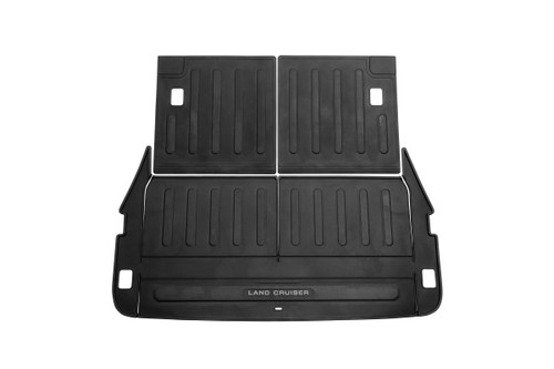 Genuine Rear Cargo Area Rubber Floor Mat suitable for Landcruiser 300 Series FJA, 07-2021 onwards