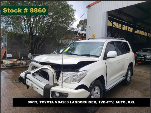 8860 - 06/13, TOYOTA VDJ200 LANDCRUISER, 1VD-FTV, AUTO, GXL
