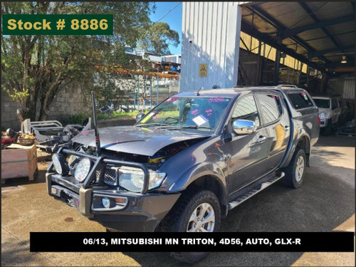 8886 - 06/13, MITSUBISHI MN TRITON, 4D56, AUTO, GLX-R