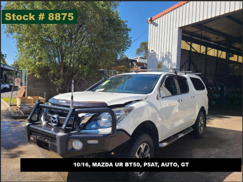 8875 - 10/16, MAZDA UR BT50, P5AT, AUTO, GT