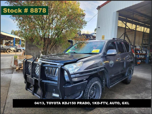 8878 - 04/13, TOYOTA KDJ150 PRADO, 1KD-FTV, AUTO, GXL