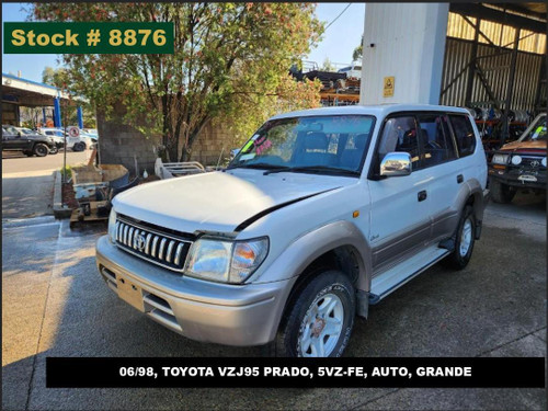 8876 - 06/98, TOYOTA VZJ95 PRADO, 5VZ-FE, AUTO, GRANDE