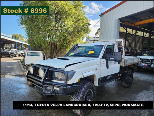 8996 - 11/14, TOYOTA VDJ79 LANDCRUISER, 1VD-FTV, 5SPD, WORKMATE