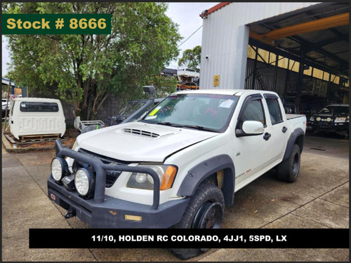 8666 - 11/10, HOLDEN RC COLORADO, 4JJ1, 5SPD, LX