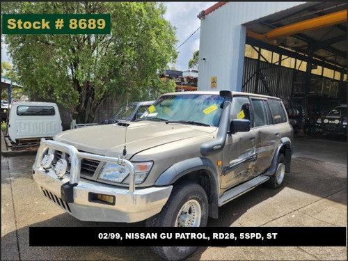 8689 - 02/99, NISSAN GU PATROL, RD28, 5SPD, ST