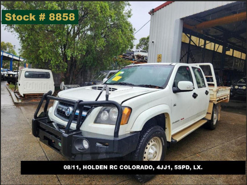8858 - 08/11, HOLDEN RC COLORADO, 4JJ1, 5SPD, LX