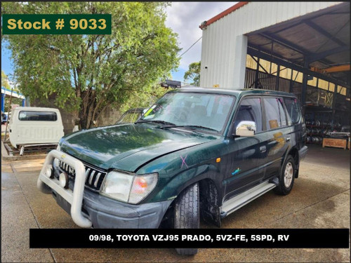 9033 - 09/98, TOYOTA VZJ95 PRADO, 5VZ-FE, 5SPD, RV