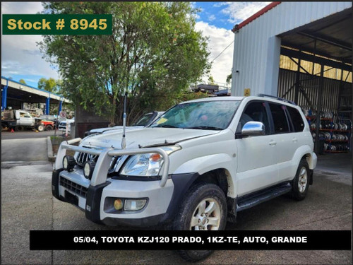 8945 - 05/04, TOYOTA KZJ120 PRADO, 1KZ-TE, AUTO, GRANDE