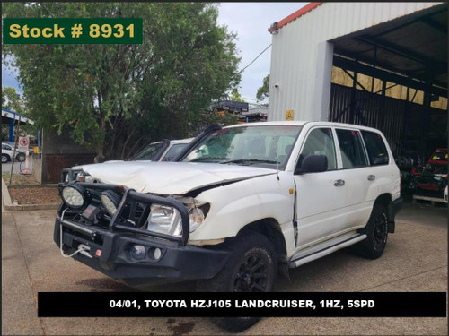8931 - 04/01, TOYOTA HZJ105 LANDCRUISER, 1HZ, 5SPD
