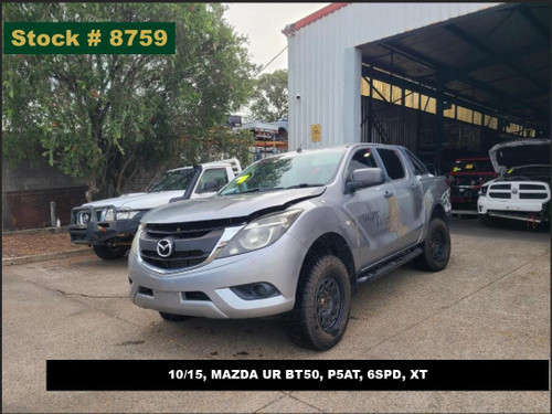 8759 - 10/15, MAZDA UR BT50, P5AT, 6SPD, XT