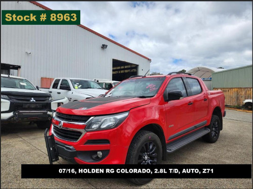8963 - 07/16, HOLDEN RG COLORADO, 2.8L T/D, AUTO, Z71