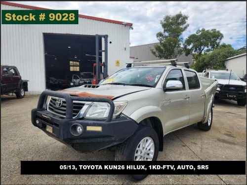 9028 - 05/13, TOYOTA KUN26 HILUX, 1KD-FTV, AUTO, SR5