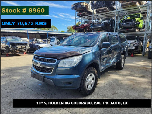 8960 - 10/15, HOLDEN RG COLORADO, 2.8L T/D, AUTO, LX