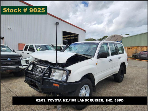 9025 - 02/03, TOYOTA HZJ105 LANDCRUISER, 1HZ, 5SPD