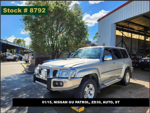 8792 - 01/15, NISSAN GU PATROL, ZD30, AUTO, ST