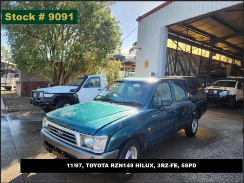 9091 - 11/97, TOYOTA RZN149 HILUX, 3RZ-FE, 5SPD