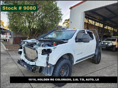 9080 - 10/16, HOLDEN RG COLORADO, 2.8L T/D, AUTO, LX