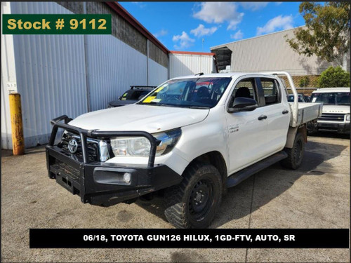 9112 - 06/18, TOYOTA GUN126 HILUX, 1GD-FTV, AUTO, SR