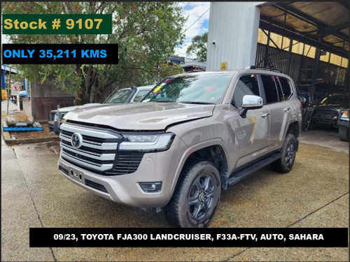 9107 - 09/23, TOYOTA FJA300 LANDCRUISER, F33A-FTV, AUTO, SAHARA