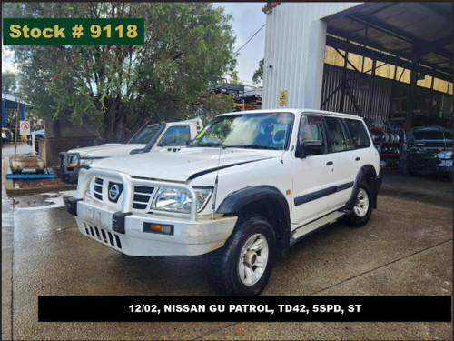 9118 - 12/02, NISSAN GU PATROL, TD42, 5SPD, ST