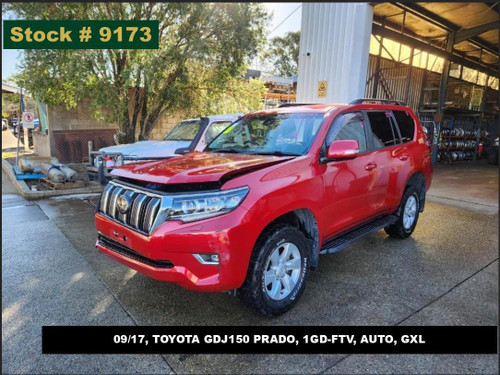 9173 - 09/17, TOYOTA GDJ150 PRADO, 1GD-FTV, AUTO, GXL