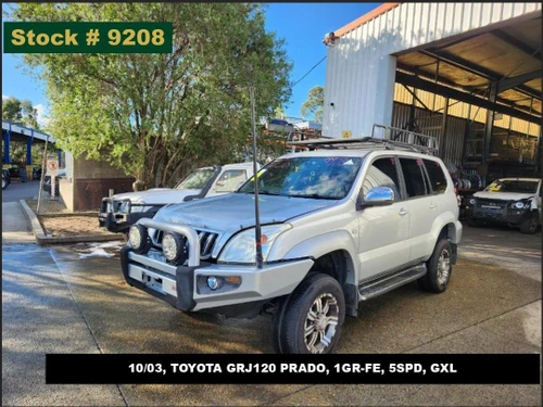 9208 - 10/03, TOYOTA GRJ120 PRADO, 1GR-FE, 5SPD, GXL
